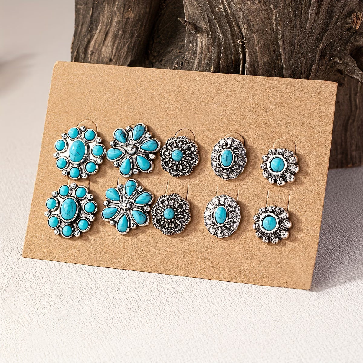 RedBird: 5 pair Spirit earrings