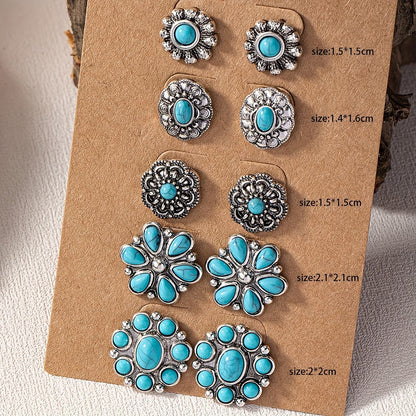 RedBird: 5 pair Spirit earrings
