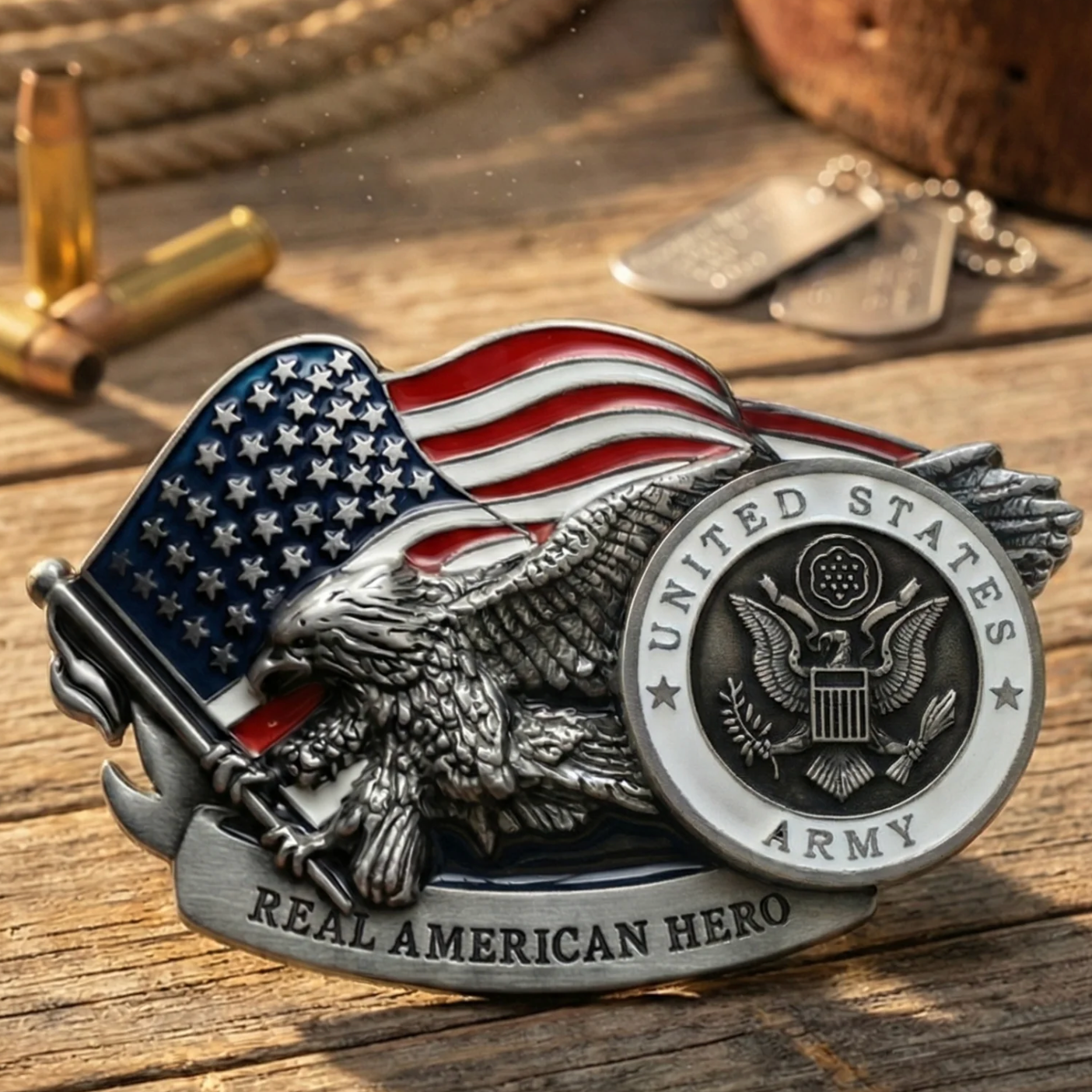 American hero Buckles