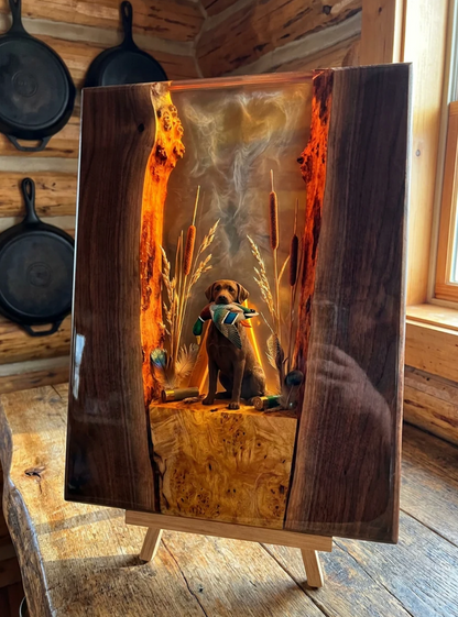 Redbird: Resin Cutting boards